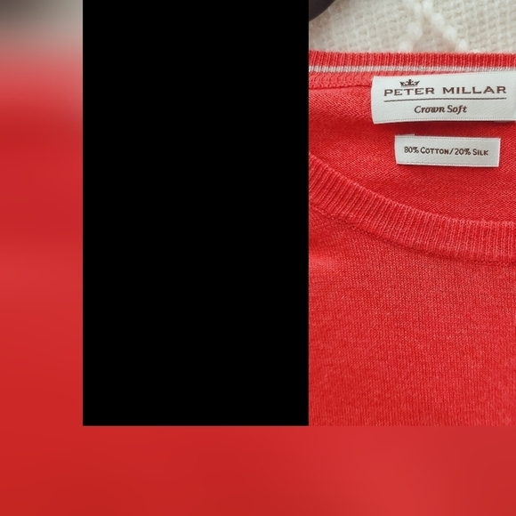 Peter‎ Millar Men's M Crew neck Crown Soft Sweater Lightweight Cotton Silk - Picture 6 of 6